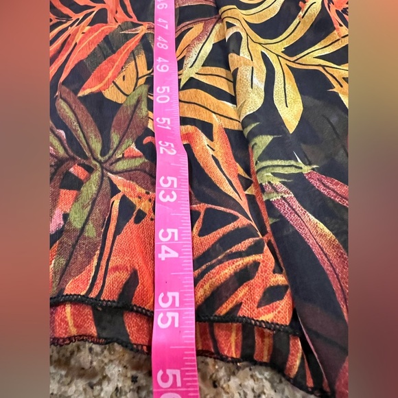 Spy Zone Exchange Foliage Print Maxi Dress NWT Size Small - Picture 10 of 11